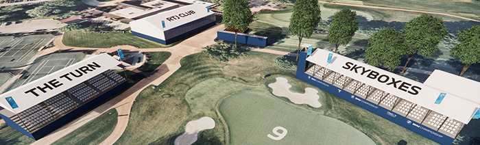 Digital rendering of The Turn venue