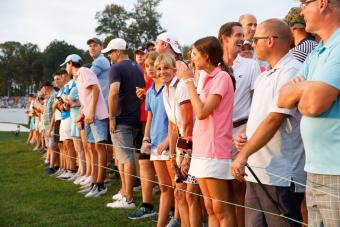 Spectators at BMW Championship